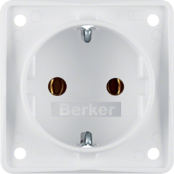 GNIAZDO SCHUKO BIAŁY MAT INTEGRO FLOW  - 947782502 - HAGER