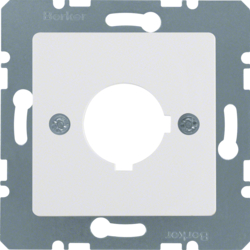 PŁYTKA CENTRALNA DO APARATU ZGŁOSZENIOWEGO ŚR.22.5 MM BIAŁY - 143209 - HAGER