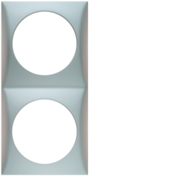 RAMKA PODWÓJNA CHROM MAT INTEGRO  - 918262528 - HAGER