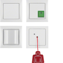 SYSTEM PRZYWOŁAWCZY POŁĄCZENIA ALARMOWEGO Z RAMKĄ S.1 BIAŁY MATOWY. - 52009909 - HAGER