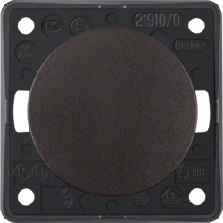 ŁĄCZNIK KLAWISZOWY PRZYCISKOWY ZWIERNY BRĄZOWY MAT INTEGRO FLOW - 936712501 - HAGER - BERKER