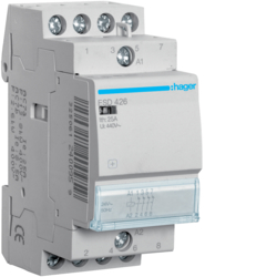 STYCZNIK 24VAC 4NC 25A. - ESD426 - HAGER