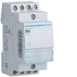 STYCZNIK 24VAC 3NO+1NC 25A. - ESD428 - HAGER - BERKER