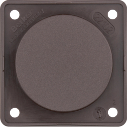 ZAŚLEPKA Z PŁYTKĄ NOŚNĄ BRĄZOWY MAT INTEGRO FLOW  - 945162501 - HAGER