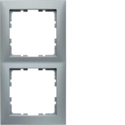 RAMKA PODWÓJNA ALUMINIUM MAT LAKIEROWANY B.KWADRAT - 5310128994 - HAGER