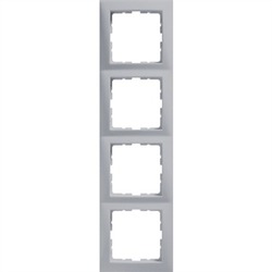 RAMKA POCZWÓRNA ALUMINIUM MAT LAKIEROWANY B.KWADRAT - 5310148994 - HAGER