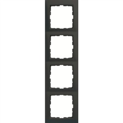 RAMKA POCZWÓRNA ANTRACYT MAT B.KWADRAT - 5310148996 - HAGER