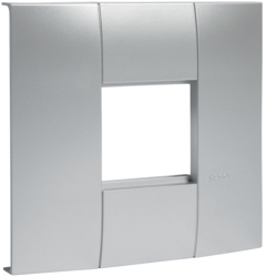 RAMKA POJEDYNCZA 45X45MM DO LFF40/60110 ALUMINIUM LFF  - LFF71H110ALU - HAGER