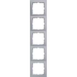 RAMKA PIĘCIOKROTNA ALUMINIUM MAT LAKIEROWANY B.KWADRAT - 5310158994 - HAGER