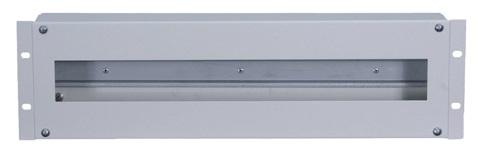 PANEL DYSTRYBUCJI NAPIĘĆ 19" 3U RAL 9005. - 19-0060C - SABAJ