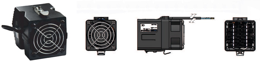 ELEMENT GRZEJNY GRZAŁKA Z WENTYLATOREM 450W. - RS-0990 - SABAJ