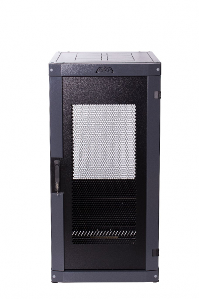SZAFA 19" 45U, 800X1200, DRZWI PRZEDNIE METALOWE PERFOROWANE 80%, DRZWI TYLNE DZIELONE W PIONIE TYP ACE - ACE19-45U-812-C-S4 - SABAJ