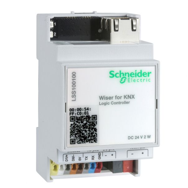 KONTROLER LOGICZNY HOMELYNK SZYNA DIN 24 V DC 2 W WIZUALIZACJA, LOGIKA KNX - LSS100100 - SCHNEIDER ELECTRIC