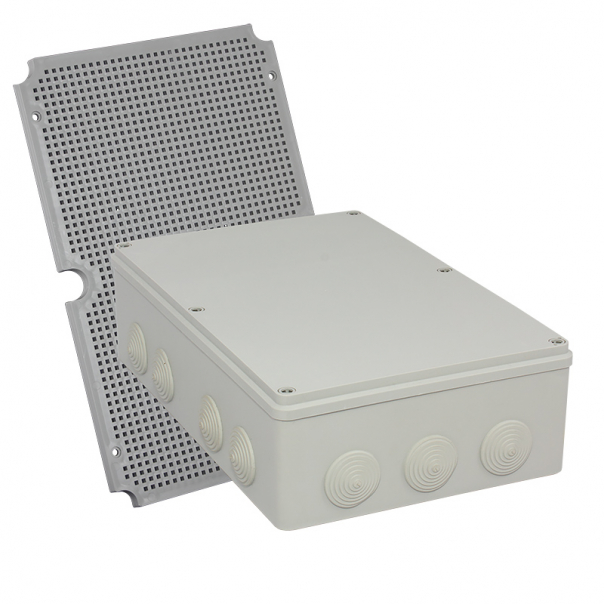 PUSZKA HERMETYCZNA Z DŁAWIKAMI+ PŁYTA PMT5 PH-5C.3 P - 28.590 - ELEKTROPLAST OPATÓWEK