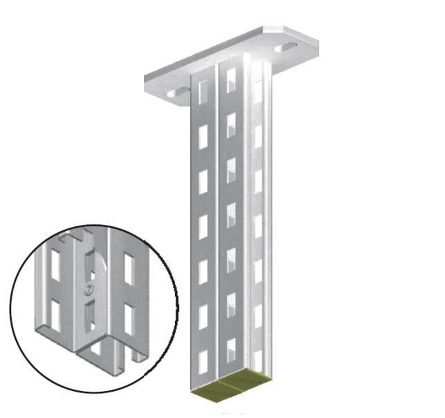 Wspornik sufitowy WPCD400N  - 730840 - BAKS