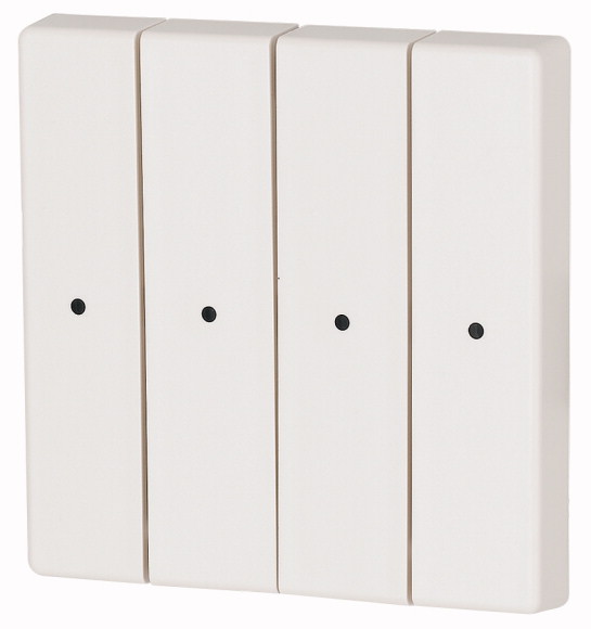 KLAWISZ POCZWÓRNY BIAŁY Z OTWOREM NA LED - 55X55MM CWIZ-04/01-LED - 126062 - EATON
