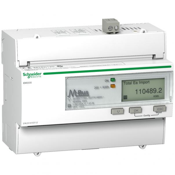 LICZNIK ENERGII IEM3335 125A MBUS MID. - A9MEM3335 - SCHNEIDER ELECTRIC