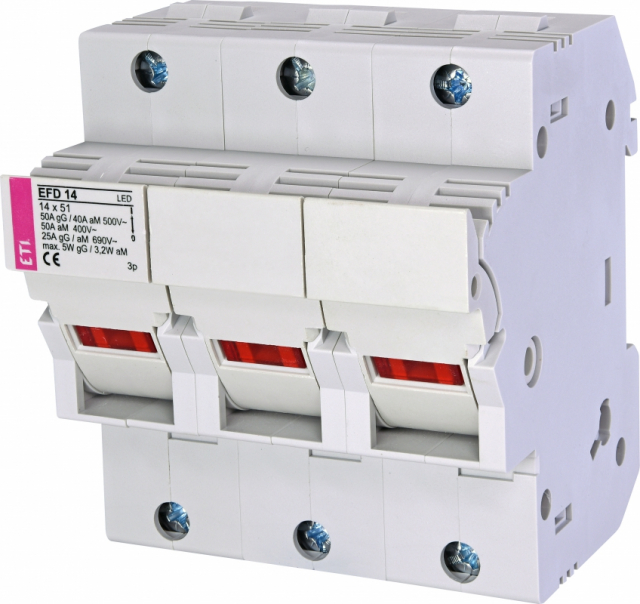 ROZŁĄCZNIK BEZPIECZNIKOWY EFD 14 3P LED - 002560014 - ETI