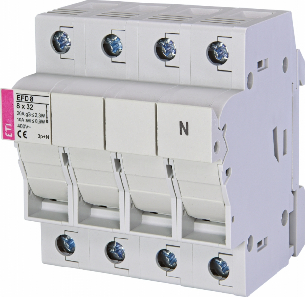 ROZŁĄCZNIK BEZPIECZNIKOWY Z ADAPTEREM EFD 8 3P+N AD - 002520305 - ETI