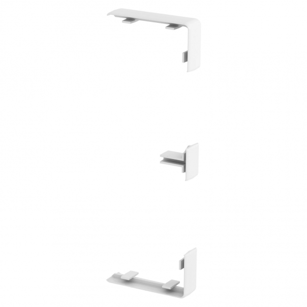 POKRYWA STYKU KANAŁU DO RAPID 45-2 100 I 165 168X55X15 PC/ABS CZYSTA BIEL. - 6113020 - OBO