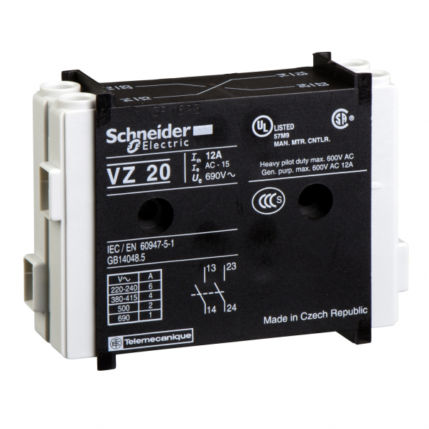 MODUŁ STYKÓW POMOCNICZYCH TESYS VARIO 1NO 1NC - VZ20 - SCHNEIDER ELECTRIC