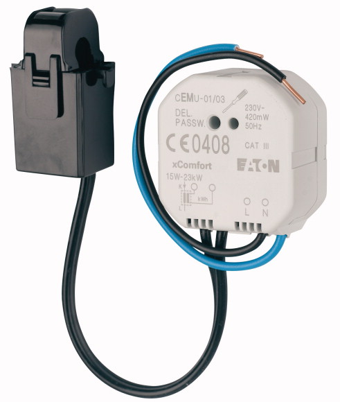 ODBIORNIK DO POMIARU ENERGII Z ZEWNĘTRZNYM PRZEKŁADNIKIEM CEMU-01/03  - 136476 - EATON