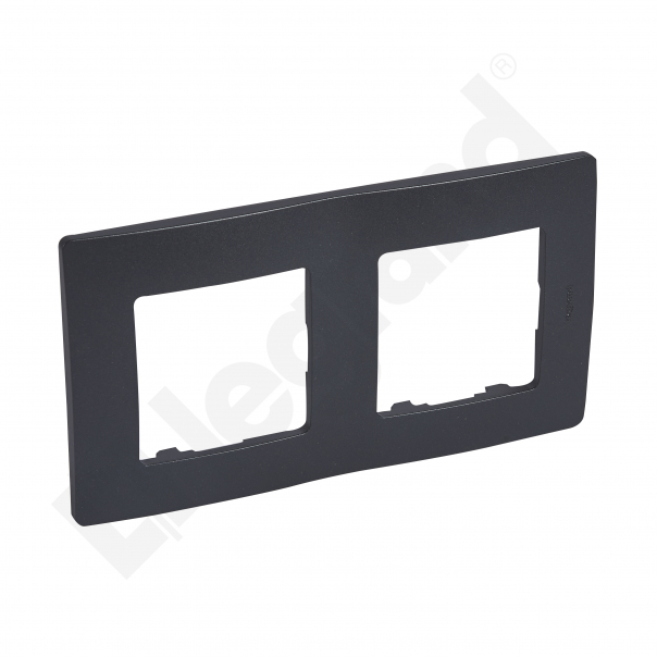 RAMKA PODWÓJNA GRAFITOWY NILOE - 397032 - LEGRAND