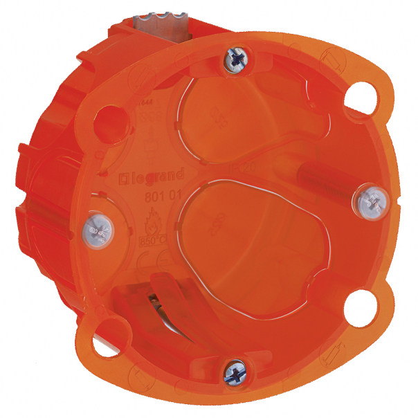 PUSZKA POJEDYNCZA DOSTOSOWANA DO KAŻDEJ ŚCIANY 40 MM BATIBOX - 080101 - LEGRAND