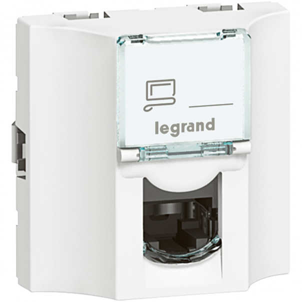 GNIAZDO PRZELOTOWE 1XRJ45 KAT.5E UTP 2M MOSAIC - 078620 - LEGRAND