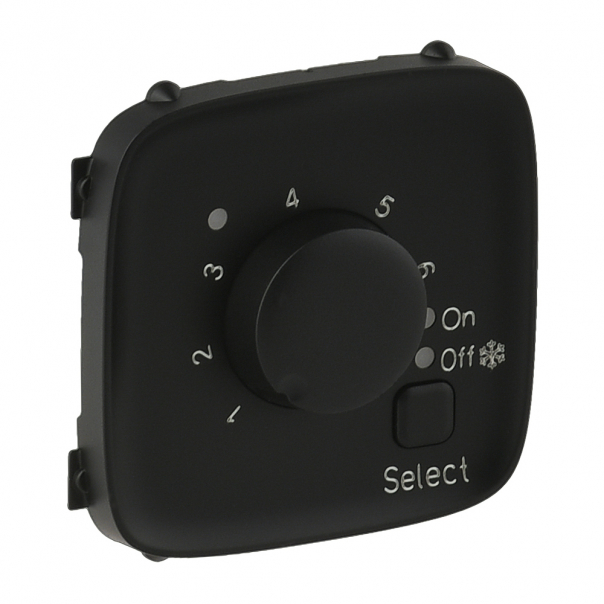 PLAKIETKA TERMOSTATU DO OGRZEWANIA PODŁOGOWEGO CZARNA VALENA ALLURE. - 755328 - LEGRAND