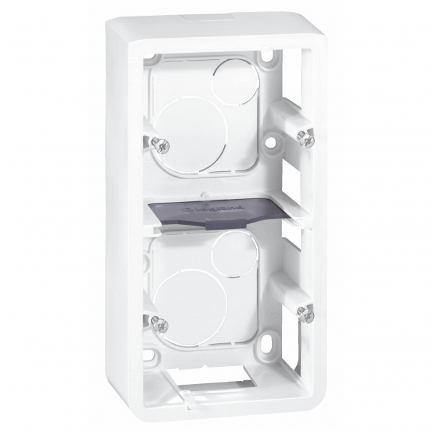 PUSZKA NATYNKOWA - 5 LUB 2X2 MODUŁY PIONOWO 40MM DO UCHYTU 0802 52 MOSAIC - 080282 - LEGRAND