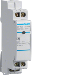 PRZEKAŹNIK BISTABILNY 8-24V+230V1Z/16A ELEKTRONICZNY - EP400 - HAGER - BERKER