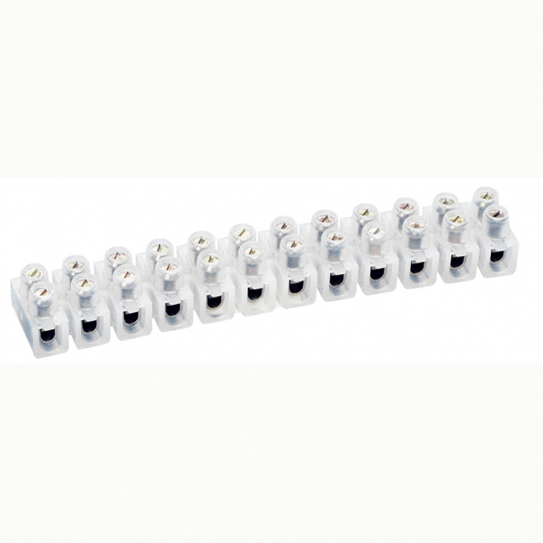 LISTWA ZACISKOWA 12-POLOWA 4 MM2 BIAŁA NYLBLOC - 034221 - LEGRAND
