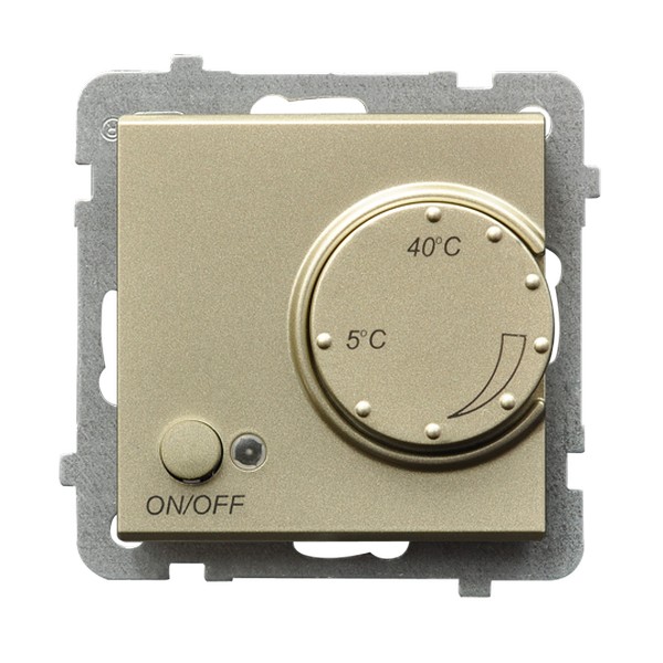 REGULATOR TEMPERATURY Z CZUJNIKIEMNAPOWIETRZNYM SZAMPAŃSKI ZŁOTY. - RTP-1RN/m/39 - OSPEL