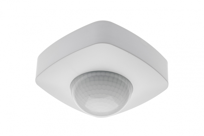 CZUJNIK RUCHU PIR N/T SUFITOWY 360 2000W IP20 C0-1 BIAŁY - CR-CO1000-00 - GTV