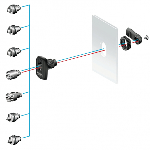 WKŁADKA DWUPRĘTOWA 3MM DO SPACIAL 3D. - NSYAEDLB3S3D - SCHNEIDER ELECTRIC