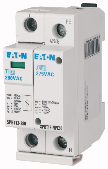 OCHRONNIK P-PRZEPIĘCIOWY B+C 3+NPE SPBT12-280-1+NPE50 . - 184752 - EATON