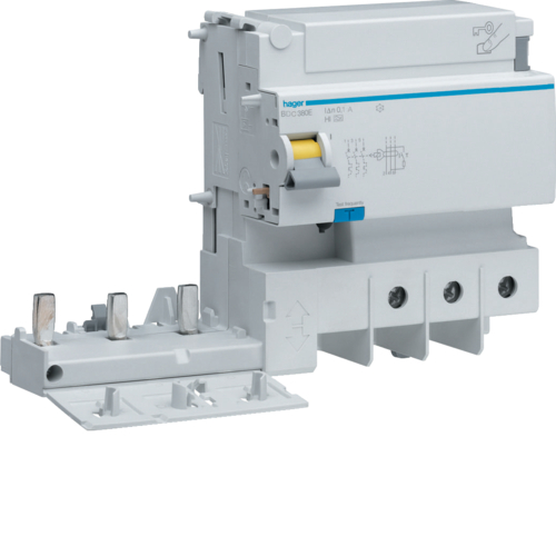 BLOK RÓŻNICOWY 125A/30MA 3-POLOWY TYP AC  - BDC380E - HAGER - BERKER