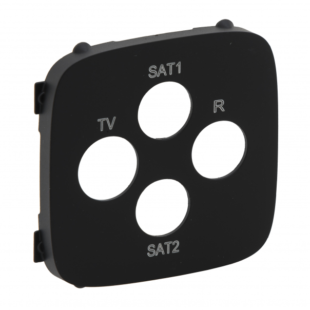 PLAKIETKA GNIAZDA TV-SAT-SAT CZARNA VALENA ALLURE. - 754818 - LEGRAND