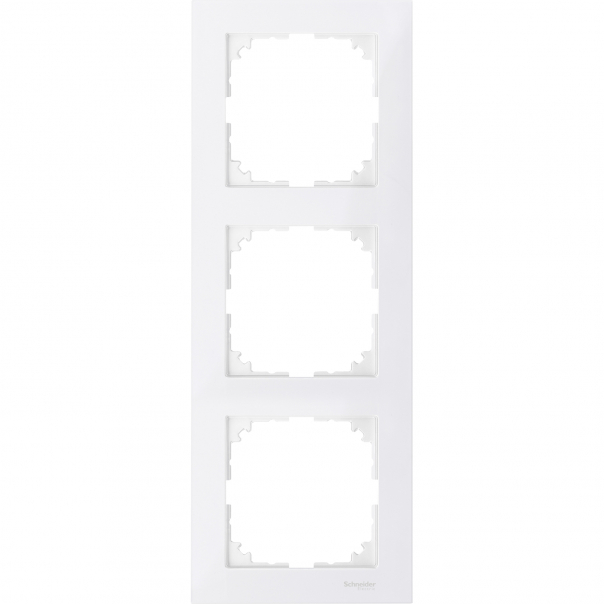 RAMKA POTRÓJNA BIAŁY POLARNY M-PURE. - MTN4030-3619 - SCHNEIDER ELECTRIC