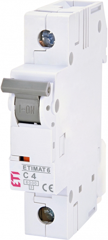 WYŁĄCZNIK NADPRĄDOWY ETIMAT 6 1P C4 - 002141510 - ETI