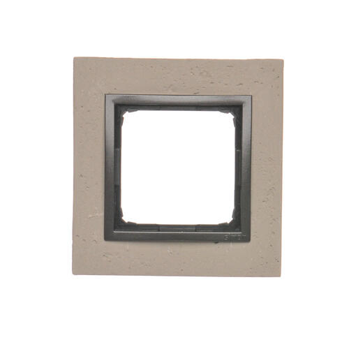 Ramka 1-krotna Nature-Beton, FUNDA MENTE, IP20/IP44* (*IP44-należy zastosować uszczelkę ramki DUN1) - DRN1/93 - KONTAKT SIMON