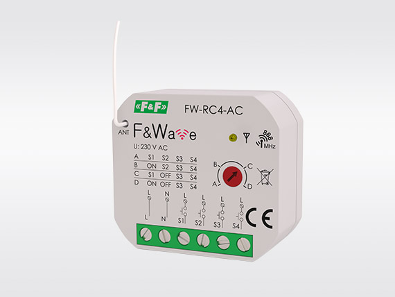 Podtynkowy nadajnik radiowy 230V - FW-RC4AC - F&F
