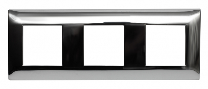 RAMKA POTRÓJNE CHROME DANTE. - 457083 - KOS