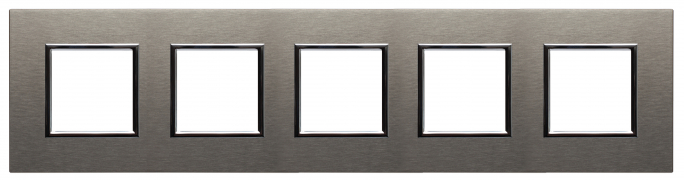 RAMKA PIĘCIOKROTNA INOX ANODA DANTE. - 4541285 - KOS