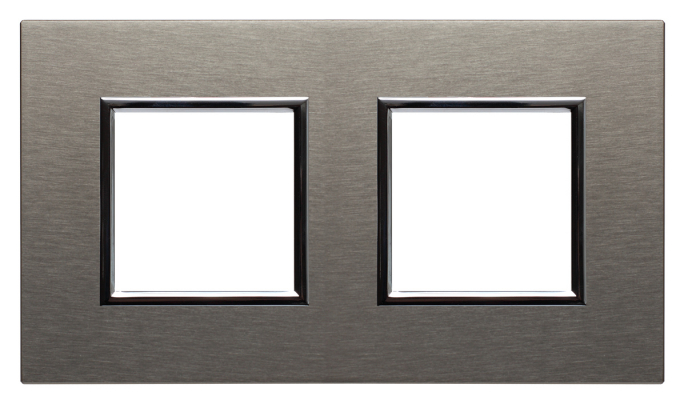 RAMKA PODWÓJNA INOX DANTE - 4541282 - KOS