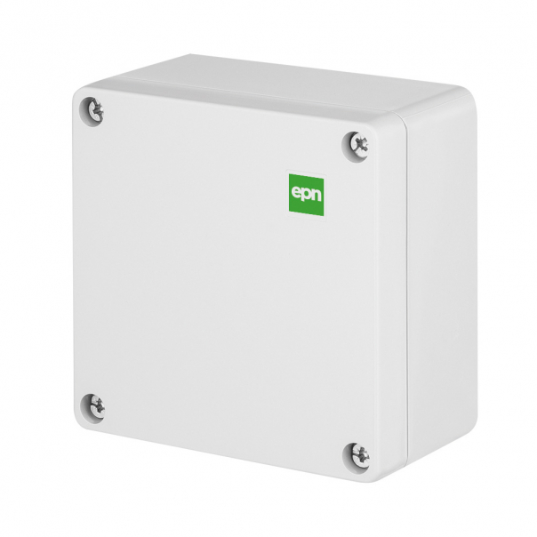 PUSZKA NATYNK 105X105X66 IP65 SZARY INDUSTRIAL . - 2701-00 - ELEKTRO-PLAST NASIELSK
