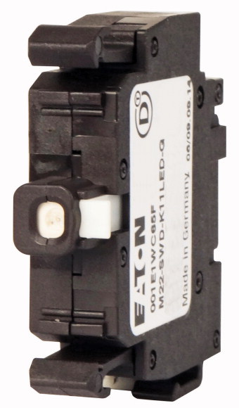 ELEMENT FUNKCYJNY - STYKI: 1XNC 1XNO DIODA BIAŁA MOCOWANIE CZOŁOWE SMARTWIRE-DT M22-SWD-K11LED-W . - 115972 - EATON
