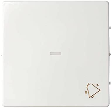 Klawisz z oczkiem i piktogramem "dzwonek"do mechanizmów serii 77; biały - 8200015-030 - KONTAKT SIMON