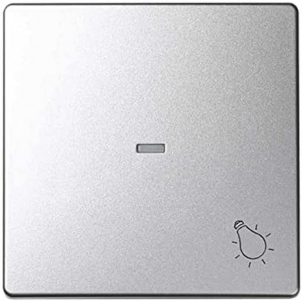 Klawisz z oczkiem i piktogramem "światło" do mechanizmów serii 77; aluminium - 8200016-093 - KONTAKT SIMON